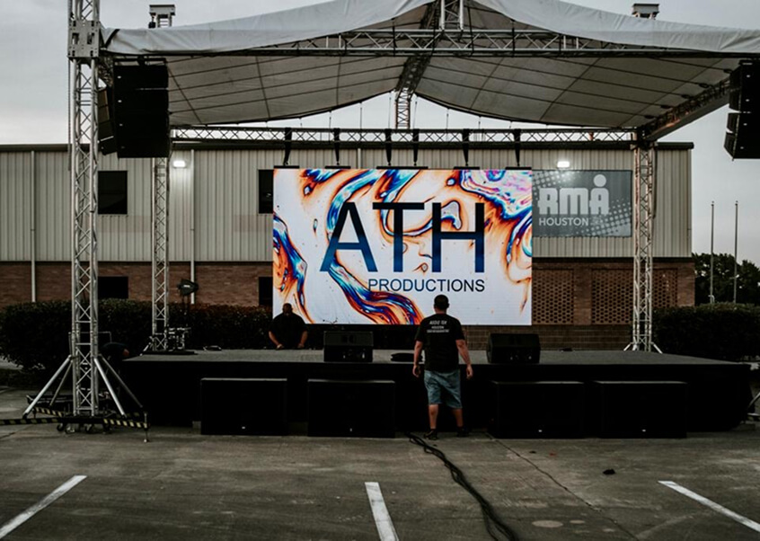 Led Wall Rental Houston Houston LED Wall Rental - ATH