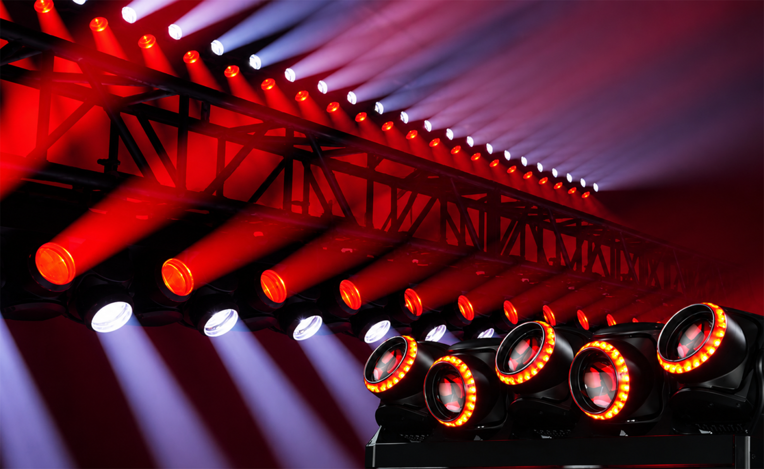 ACME TORNADO five-head moving LED stage lighting fixture