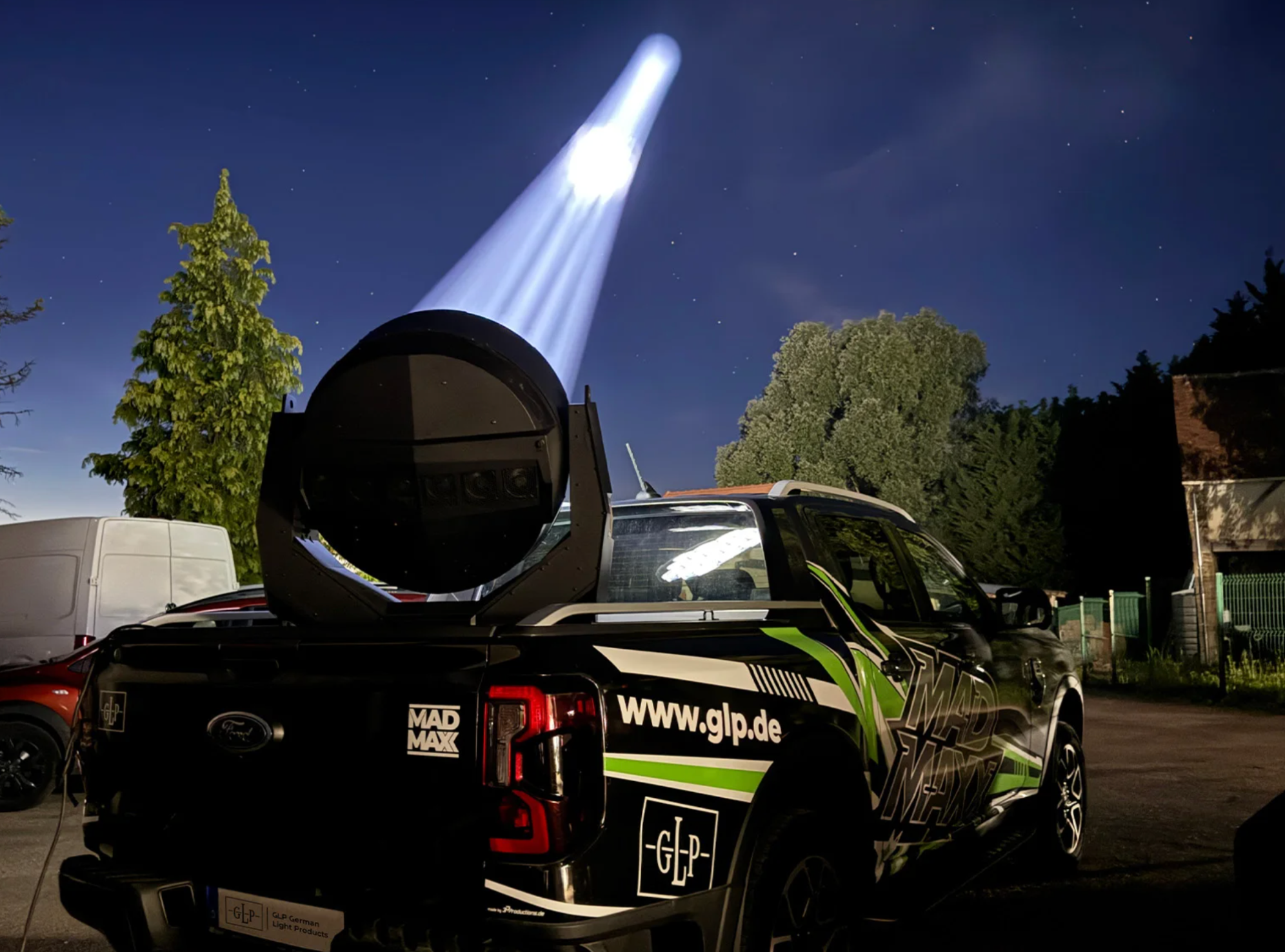 GLP MAD MAXX high-powered beam lighting fixture